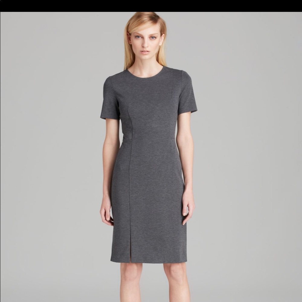 Theory  Women's Gray Dress Winstine Refiner